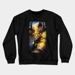 Alistar Mosaic Portrait 2 Crewneck Sweatshirt